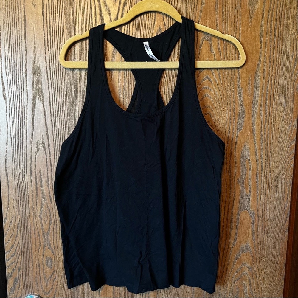 Women’s Fabletics Black Tank Top, Size XL